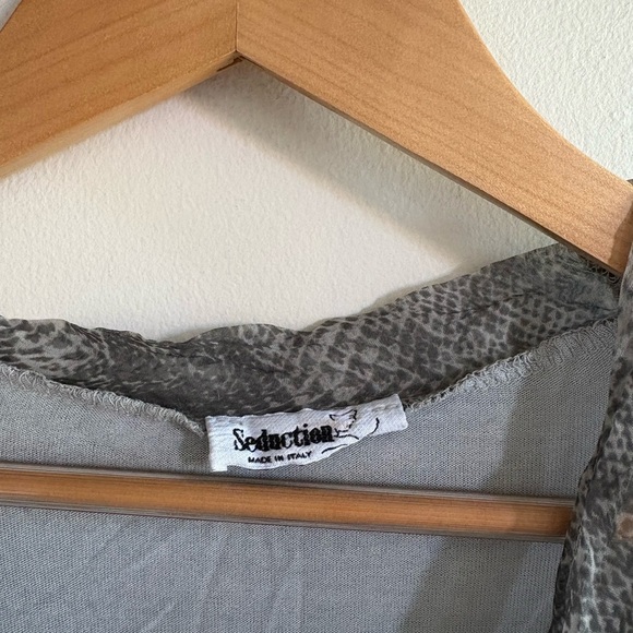 ✨ Vintage Seduction Silk Dress – Made in Italy (Fits S/M) ✨ - Picture 5 of 7